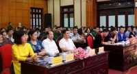 Các đại biểu tham dự dự Hội thi tiếng hát Văn phòng UBND tỉnh lần thứ Nhất.