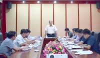 Đồng chí Lê Quang Minh, Ủy viên BTV Tỉnh ủy, Chủ nhiệm UBKT Tỉnh ủy kết luận buổi làm việc, giám sát tại Đảng bộ Văn phòng UBND tỉnh