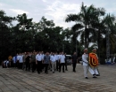 Các đồng chí lãnh đạo tỉnh dâng hoa tại Nghĩa trang Liệt sỹ Vị Xuyên nhân ngày thương binh, liệt sỹ 27/7.