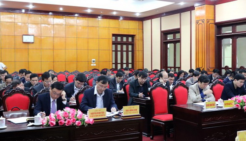 Các đại biểu dự Hội nghị tổng kết công tác Tổ chức - Nội vụ năm 2019.