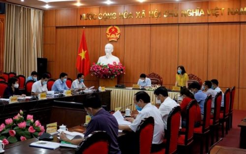 Toàn cảnh buổi làm việc giữa UBND tỉnh Hà Giang với NC&PTLN